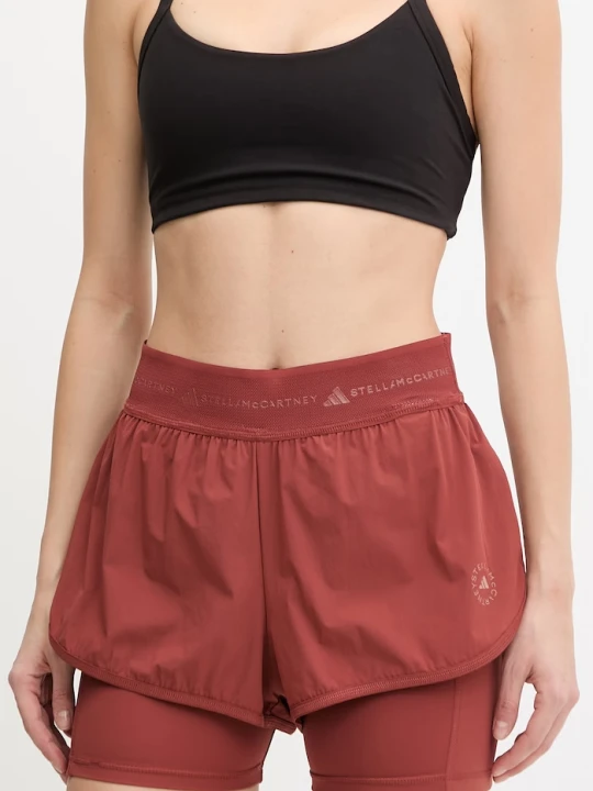Zdjęcie produktu adidas by Stella McCartney szorty treningowe pomarańczowy