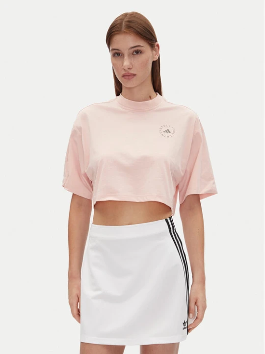 Zdjęcie produktu adidas by Stella McCartney T-Shirt JJ0081 Różowy Oversize