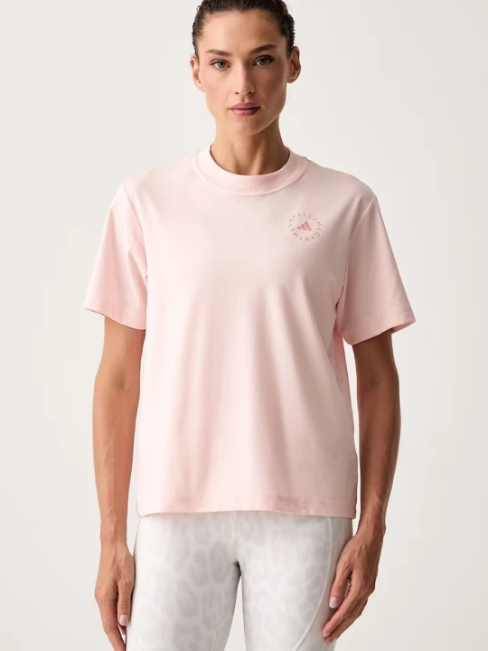 Zdjęcie produktu adidas by Stella McCartney T-shirt treningowy damski różowy