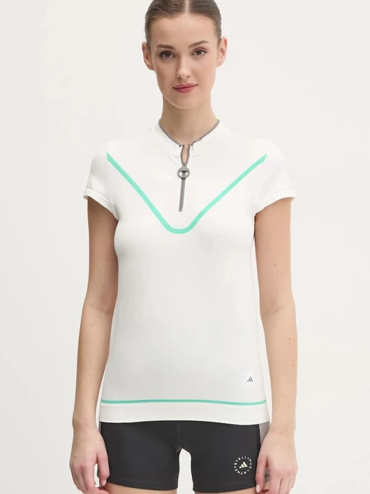 Zdjęcie produktu adidas by Stella McCartney t-shirt treningowy TrueNature biały