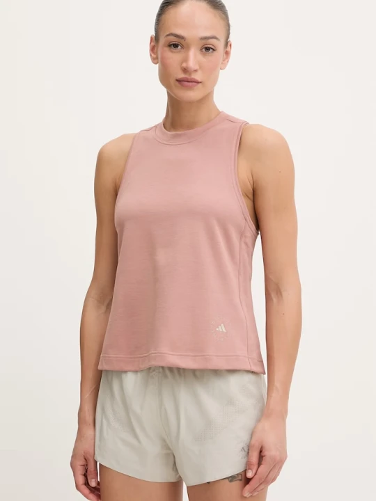 Zdjęcie produktu adidas by Stella McCartney top treningowy damski brązowy