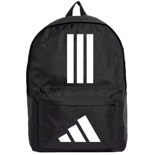 Zdjęcie produktu adidas Classic Back-to-School 3-Stripes Backpack JD9563, Unisex, Czarne, plecaki, poliester, rozmiar: One size