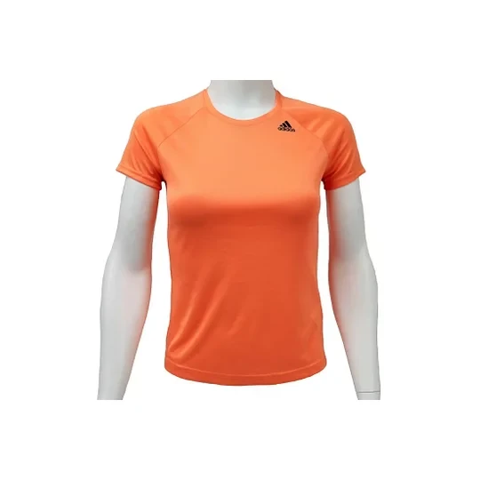 Zdjęcie produktu Adidas D2M Tee Lose BS1921, Damskie, Pomarańczowe, t-shirty, włókno poliestrowe, rozmiar: S