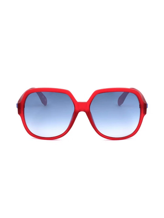 Zdjęcie produktu adidas Damskie okulary przeciwsłoneczne w kolorze czerwono-błękitnym rozmiar: 57