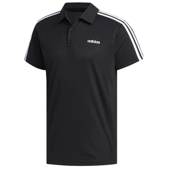 Zdjęcie produktu adidas Designed 2 Move 3-Stripes Polo Shirt FL0321, Męskie, Czarne, koszulki polo, poliester, rozmiar: M