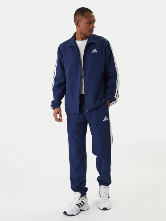 Zdjęcie produktu adidas Dres 3-Stripes JC5391 Granatowy Regular Fit