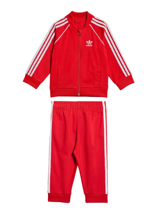 Zdjęcie produktu adidas Dres adicolor SST IX7623 Czerwony Regular Fit