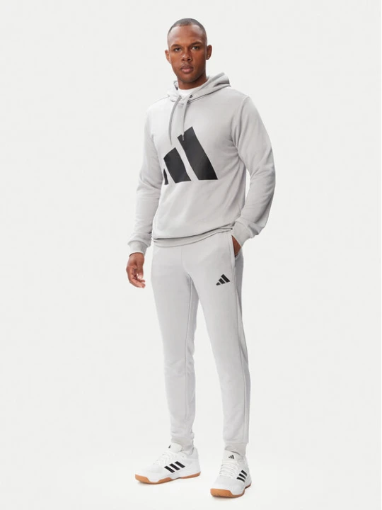 Zdjęcie produktu adidas Dres Big Logo Hooded Tracksuits KB8809 Szary Regular Fit