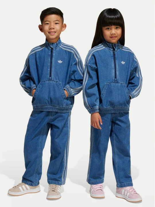 Zdjęcie produktu adidas Dres Denim JC7871 Niebieski Loose Fit