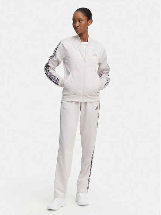 Zdjęcie produktu adidas Dres Essentials 3-Stripes KB8932 Fioletowy Regular Fit