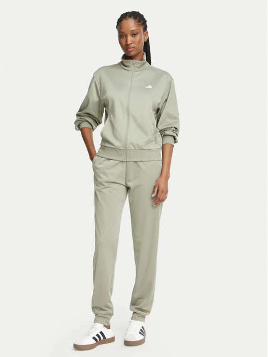 Zdjęcie produktu adidas Dres Essentials Feel JX0516 Zielony Regular Fit