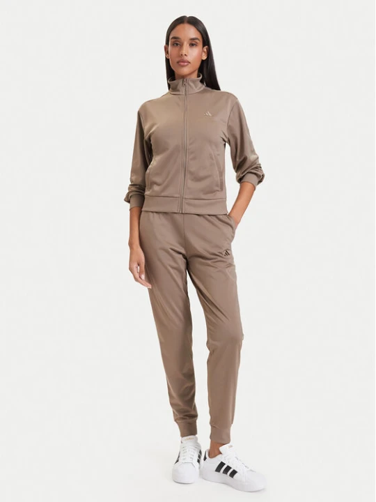 Zdjęcie produktu adidas Dres Essentials Feel KQ7579 Beżowy ciemny Regular Fit