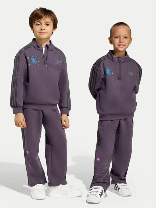 Zdjęcie produktu adidas Dres Minecraft KC6834 Fioletowy Loose Fit