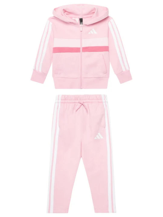 Zdjęcie produktu adidas Dres Seasonal Essentials Tiberio 3-Stripes JI6206 Różowy Regular Fit