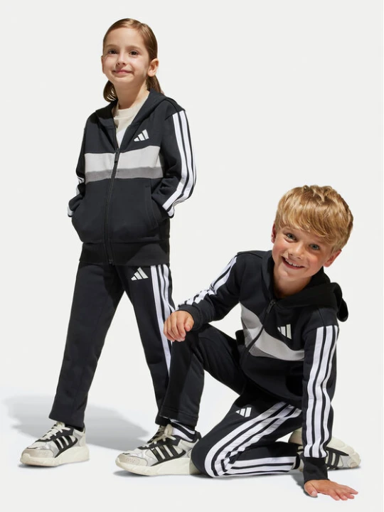 Zdjęcie produktu adidas Dres Seasonal Essentials Tiberio 3-Stripes JY0520 Czarny Regular Fit