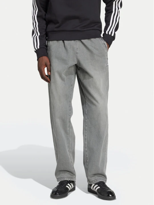 Zdjęcie produktu adidas Jeansy adicolor Denim Stone JW5920 Szary Regular Fit