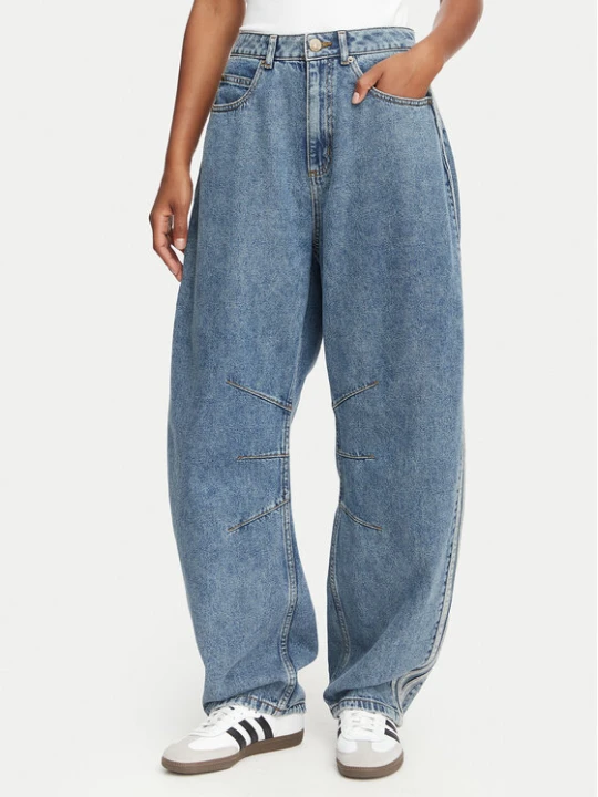 Zdjęcie produktu adidas Jeansy KQ6476 Niebieski Barrel Fit