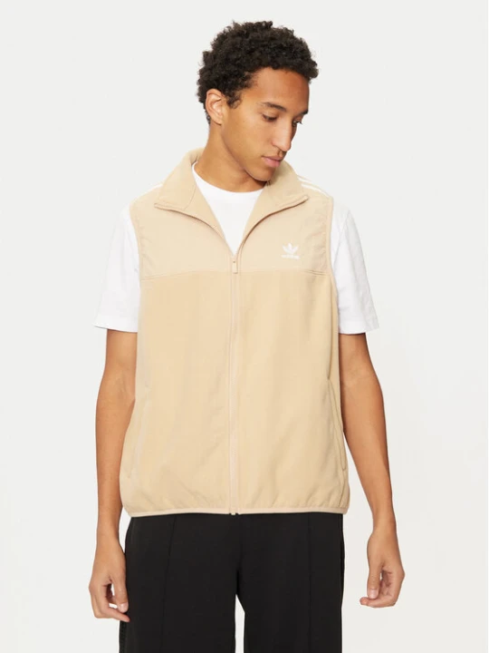 Zdjęcie produktu adidas Kamizelka adicolor 3-Stripes IZ2483 Beżowy Regular Fit