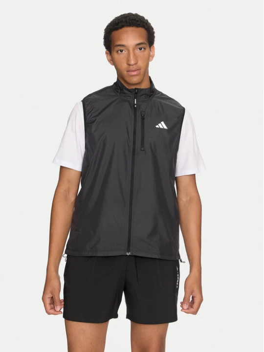 Zdjęcie produktu adidas Kamizelka Own the Run IN1493 Czarny Slim Fit