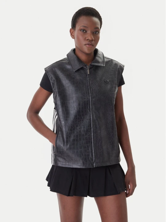 Zdjęcie produktu adidas Kamizelka Pleather KE5033 Czarny Oversize