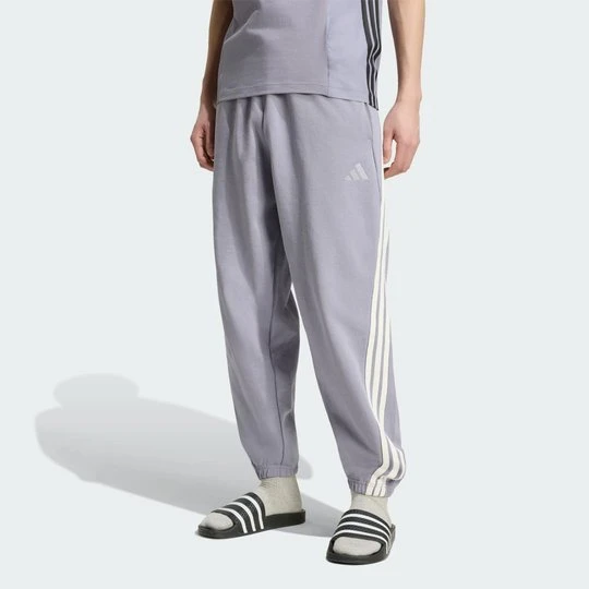 Zdjęcie produktu ADIDAS KIT 3-STRIPES REGULAR CUFFED Joggers fioletowy