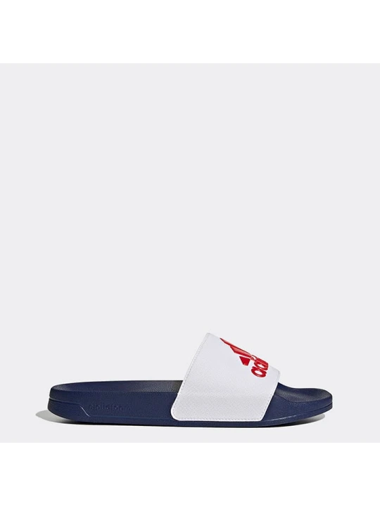 Zdjęcie produktu adidas Klapki "Adilette" w kolorze biało-czerwono-granatowym rozmiar: 40, 5