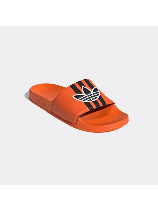 Zdjęcie produktu adidas Klapki "Adilette" w kolorze pomarańczowym rozmiar: 43