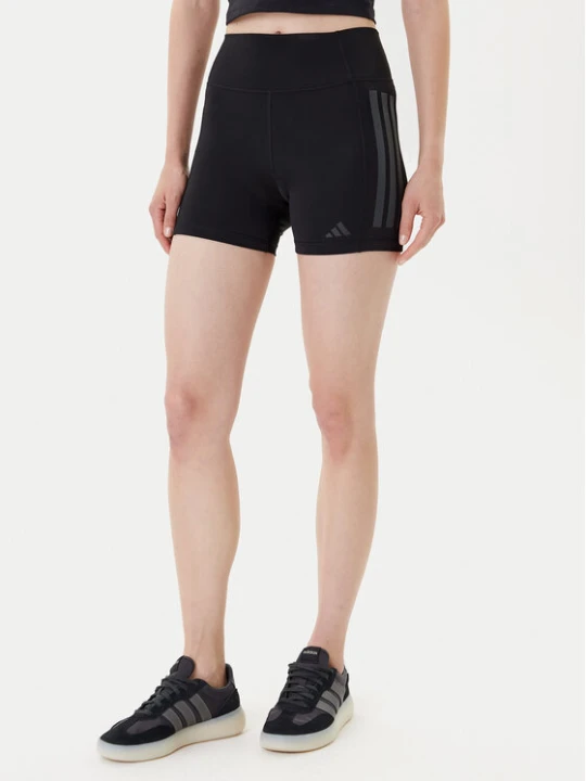 Zdjęcie produktu adidas Kolarki Optime 3-Stripes JG6144 Czarny Slim Fit