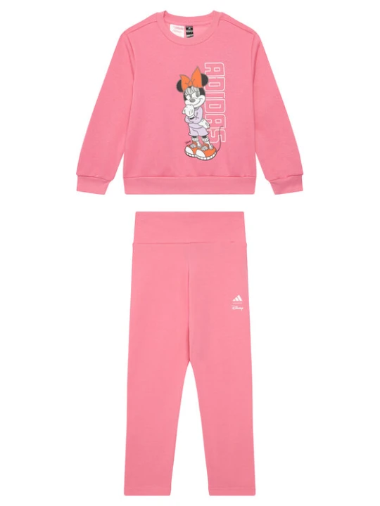 Zdjęcie produktu adidas Komplet bluza i legginsy Disney Minnie Mouse JL9201 Różowy Regular Fit