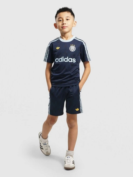 Zdjęcie produktu adidas Komplet T-Shirt&szorty Jacquard granatowy