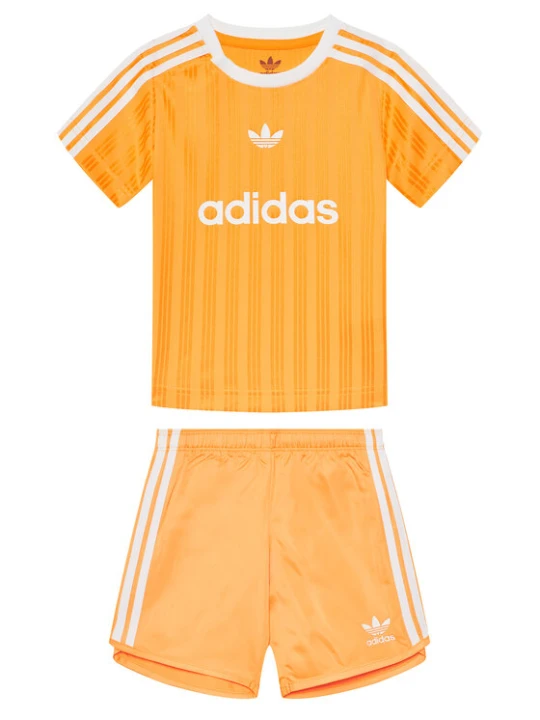 Zdjęcie produktu adidas Komplet t-shirt i spodenki Football JC6589 Żółty Regular Fit