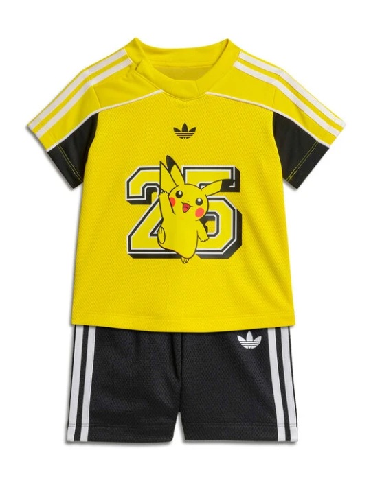 Zdjęcie produktu adidas Komplet t-shirt i spodenki Pokemon KS7099 Kolorowy Loose Fit