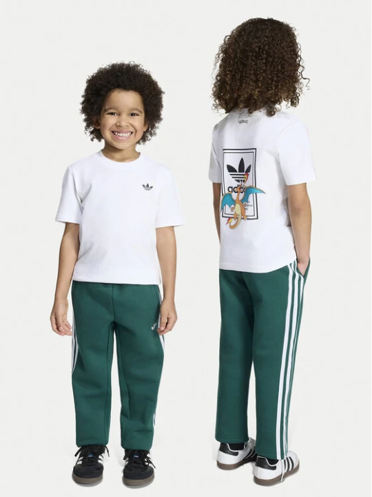 Zdjęcie produktu adidas Komplet t-shirt i spodnie Pokemon KS7088 Biały Regular Fit