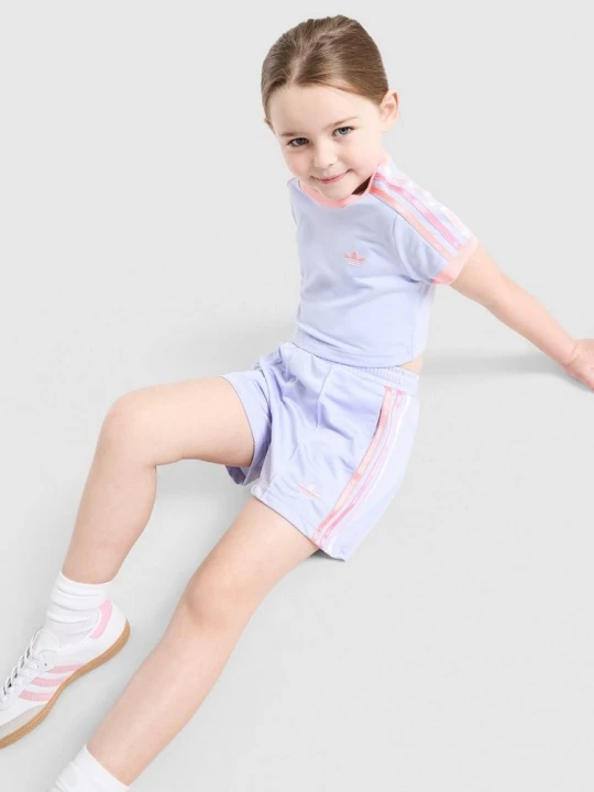 Zdjęcie produktu adidas Komplet T-Shirt&szorty fioletowy