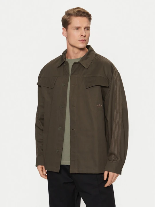 Zdjęcie produktu adidas Koszula Premium Essentials Workwear JD3343 Khaki Loose Fit