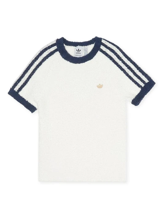 Zdjęcie produktu adidas Koszulka dzianinowa w kolorze kremowym rozmiar: XXS