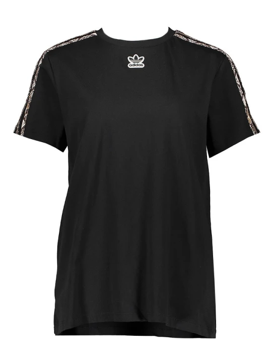 Zdjęcie produktu adidas Koszulka "Snake" w kolorze czarnym rozmiar: 36