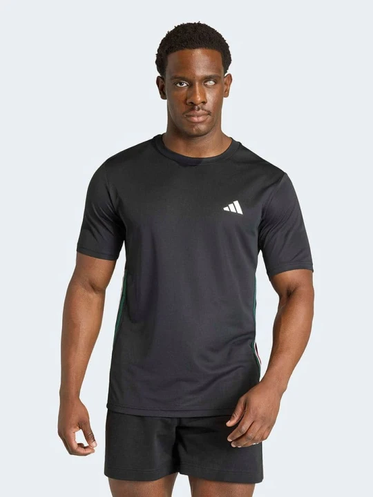 Zdjęcie produktu adidas Koszulka sportowa w kolorze antracytowym rozmiar: L