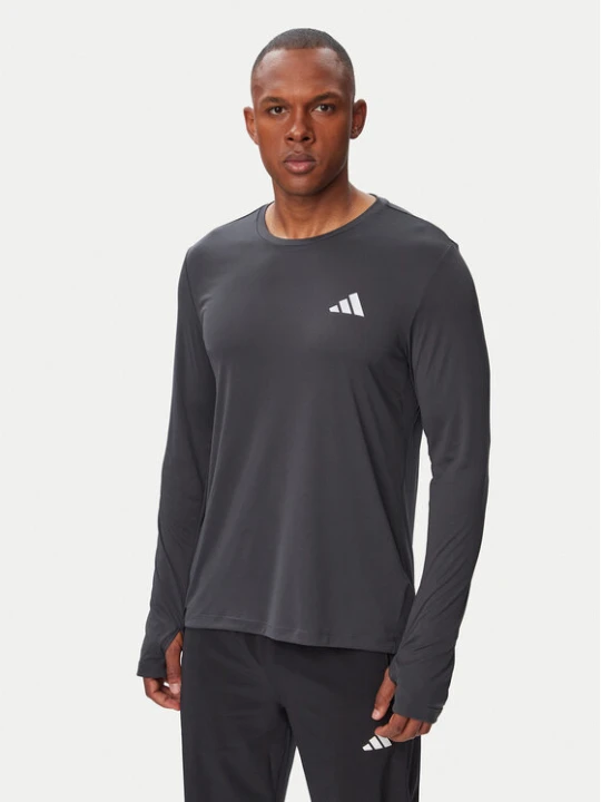 Zdjęcie produktu adidas Koszulka techniczna Essentials Climacool KG3206 Szary ciemny Regular Fit