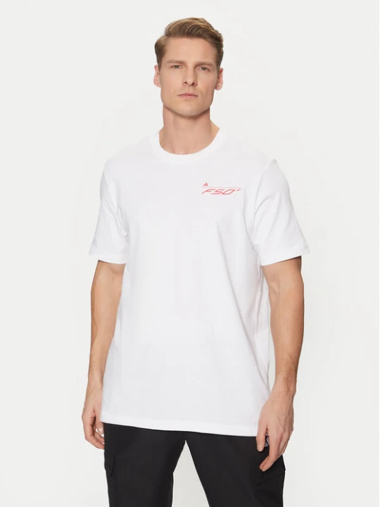 Zdjęcie produktu adidas Koszulka techniczna F50 History Graphic JD8219 Biały Regular Fit