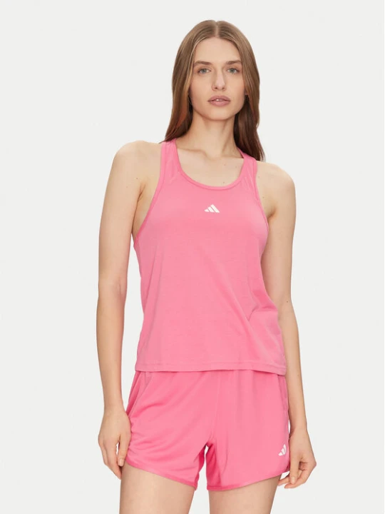 Zdjęcie produktu adidas Koszulka techniczna Train Essentials Minimal Branding JC9528 Różowy Regular Fit
