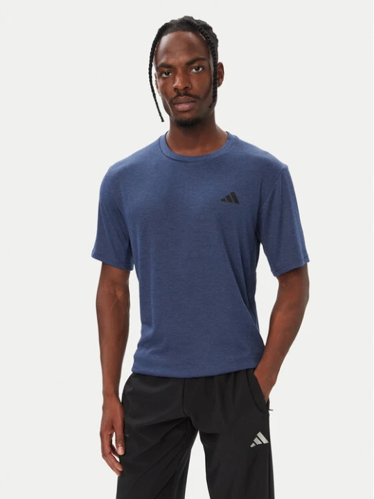 Zdjęcie produktu adidas Koszulka techniczna Workout Essentials KS3806 Granatowy Regular Fit