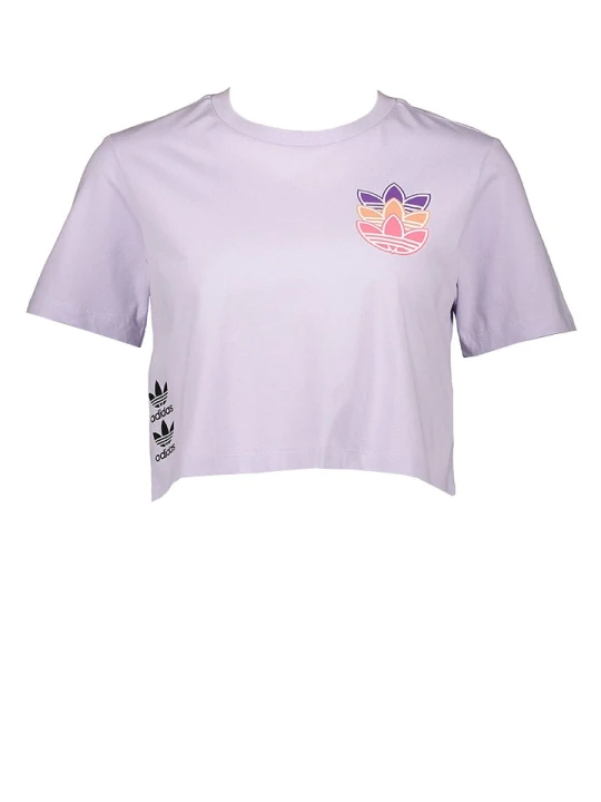 Zdjęcie produktu adidas Koszulka "TEE" w kolorze fioletowym rozmiar: 38