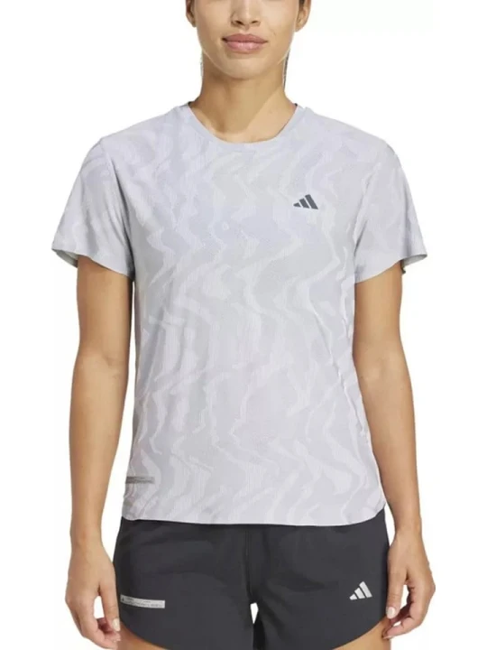 Zdjęcie produktu adidas Koszulka "Ultimate" w kolorze szarym do biegania rozmiar: S