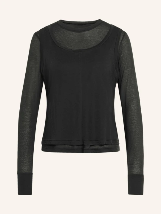 Zdjęcie produktu Adidas Koszulka Z Długim Rękawem Soft Lux schwarz CZARNY
