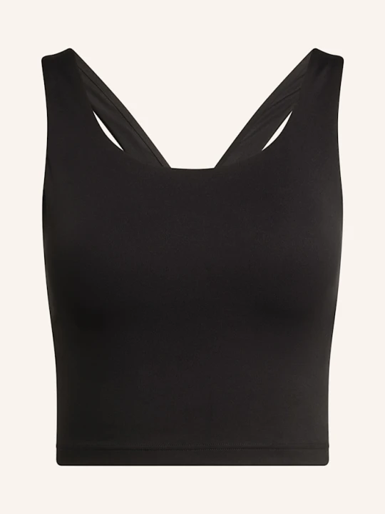 Zdjęcie produktu Adidas Krótki Top All Me Medium schwarz CZARNY