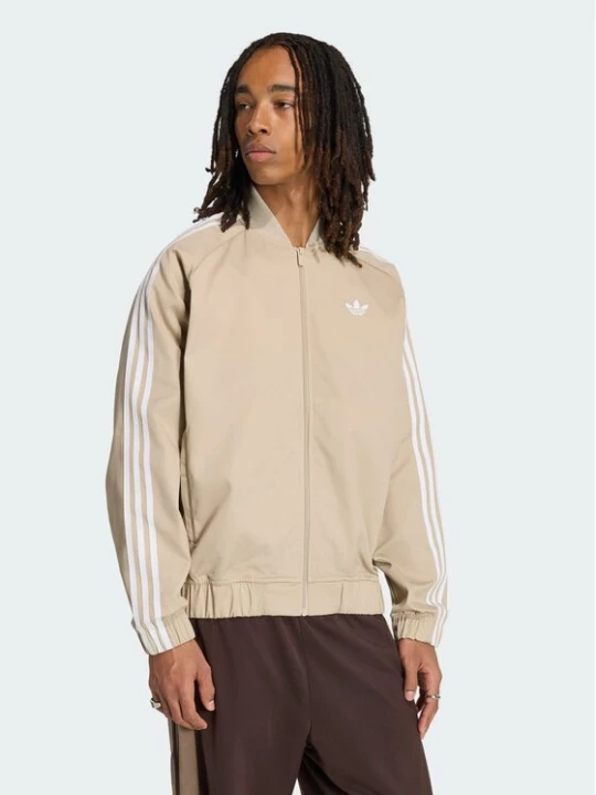 Zdjęcie produktu adidas Bluza Sst Adicolor Classics Cotton Twill KR1369 Beżowy Regular Fit