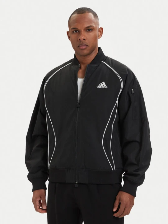 Zdjęcie produktu adidas Kurtka bomber adicolor Teamgeist KC8358 Czarny Loose Fit