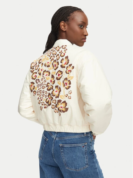 Zdjęcie produktu adidas Kurtka bomber X Farm Rio Bomber KR0283 Kremowy Regular Fit