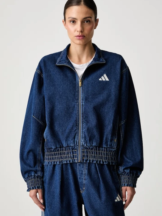 Zdjęcie produktu adidas kurtka damska jeansowa Denim Pack granatowy